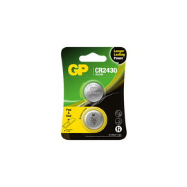 GP - Lithium Cell Battery CR2430, 3V, Safety Seal, 2-pack / Electronics