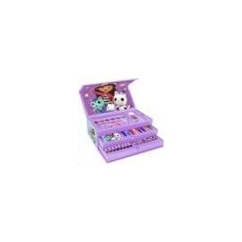 Coloring Case - GABBY DOLLHOUSE - set 52pcs in paper toolbox with handle / Toys |  Techbox