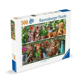 Ravensburger - Puzzle Cats On The Shelf 500p (12000205) / Toys |  Techbox