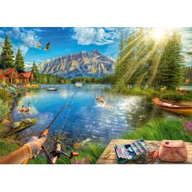 Ravensburger - Puzzle Life At The Lake 1000p (12000877) / Toys - Puzzles - Gifts - Techbox