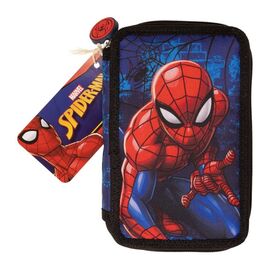 Spider-Man  - Double Pencil Case w/Content (017808516) / Toys - Merchandise Office Supplies - Various - Techbox