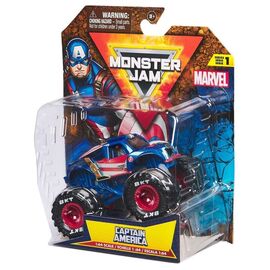 Monster Jam - 1:64 Marvel Single-Captain America (6071333) / Toys