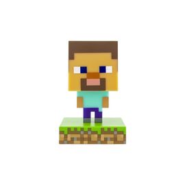 Minecraft - Steve Icon Light / Fan Shop and Merchandise - Led Lights & Alarm Clocks - Gifts - Techbox