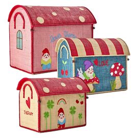 Rice - Large Set of 3 Toy Baskets Love Therapy Theme / Baby and Children