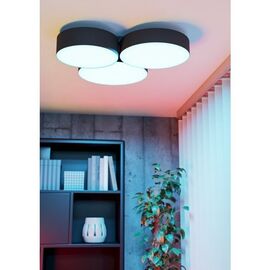 EGLO - Barbano-Z ceiling lamp black 60.5x56x5 - RGB + TW - Zigbee, Bluetooth / Electronics | Techbox