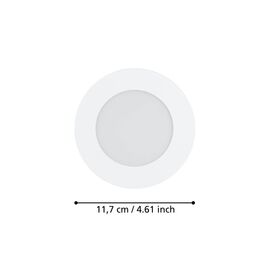 EGLO - Fueva-Z Recessed Light, White Ø12 - TW - Zigbee, Bluetooth / Electronics - Αταξινόμητα -  - Techbox