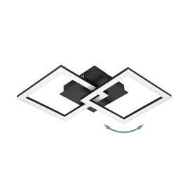 EGLO - Paranday-Z ceiling lamp w/squares black 52.5x31 - TW - Zigbee, Bluetooth / Electronics | Techbox