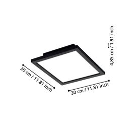 EGLO - Salobrena-Z panel black 30x30 - TW - Zigbee, Bluetooth / Electronics | Techbox