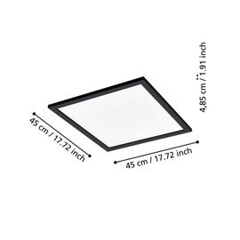 EGLO - Salobrena-Z panel black 45x45 - TW - Zigbee, Bluetooth / Electronics | Techbox