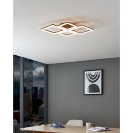 EGLO - Paranday-Z ceiling lamp w/squares black 47x43 - TW - Zigbee, Bluetooth / Electronics | Techbox