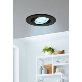 EGLO - Saliceto-Z recessed light black Ø8.8 - RGB + TW - Zigbee, Bluetooth / Electronics - Αταξινόμητα -  - Techbox