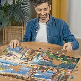 Ravensburger - Puzzle - Beach Bar Breezes 1500p (12000743) / Toys |  Techbox