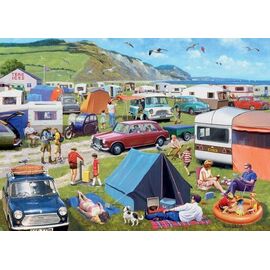 Ravensburger - Puzzle - Camping & Caravanning 1000p (12000122) / Toys - Puzzles - Gifts - Techbox
