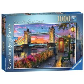 Ravensburger - Puzzle - Tower Bridge At Sunset 1000p (12000041) / Toys |  Techbox