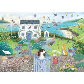 Ravensburger - Puzzle - Coastal Cottage 1000p (12001104) / Toys |  Techbox
