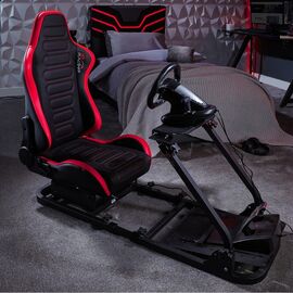 Xrocker Xr Racing Chicane Racing Seat For The Xr Racing Rig - Black And Red / Computers - Gaming Furniture - Gaming - Techbox