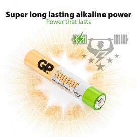 GP - Super Alkaline Battery, Size AAAA, 25A/LR61, 2-pack / Electronics
