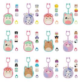 Squishalongs - 2,5 cm Keychain 4 Pack Asst (2420102) / Toys - Keychains - Gifts - Techbox