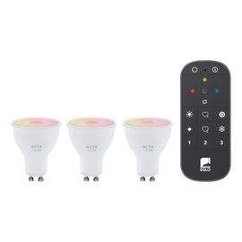 EGLO - Set of 3x GU10, remote control - RGB + TW - Zigbee, Bluetooth / Electronics - Αταξινόμητα -  - Techbox