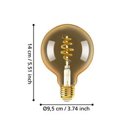 EGLO - E27 G95 spiral, amber - TW - Zigbee, Bluetooth / Electronics | Techbox