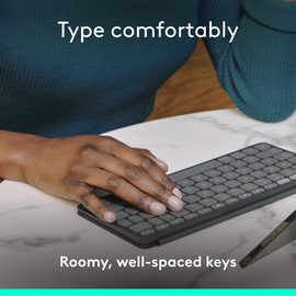 Logitech - Keys-To-Go 2 Portable Wireless Keyboard for Tablets - Nordic / Computers - Αταξινόμητα -  - Techbox
