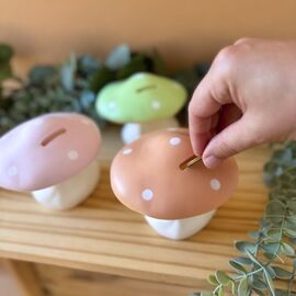 Heico - Saving Bank - Mushroom Almond - 11 cm / Toys