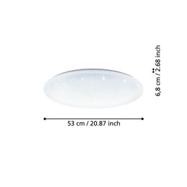 EGLO - Totari-Z ceiling lamp white with crystal effect Ø53 - TW - Zigbee, Bluetooth / Electronics | Techbox