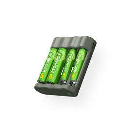 GP - Recharge Battery Charger, B441 (USB), incl. 2 x AA 2100 mAh + 2 x AAA 800 mAh Batteries / Electronics - Αταξινόμητα -  - Techbox