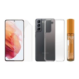 PanzerGlass - Galaxy S21 Hygiene Pack (TPU, ClearCase, 30 ml Spray) / Electronics - Αταξινόμητα -  - Techbox