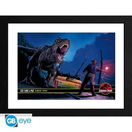 JURASSIC PARK - Framed print Alan Grant vs T-Rex (30x40) x2 / Fan Shop and Merchandise |  Techbox