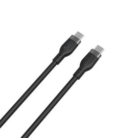Hyper - 1M Silicone 240W USB-C Charging Cable - Black / Electronics