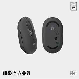 Logitech - Pop Icon Combo Nordic - Graphite / Computers | Techbox