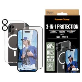 PanzerGlass - iPhone  16 6.1'' 3-in-1 Protection Bundle / Electronics - Αταξινόμητα -  - Techbox