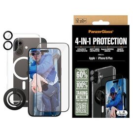 PanzerGlass - iPhone 16 Plus 6.7'' 4-in-1 Protection Bundle / Electronics