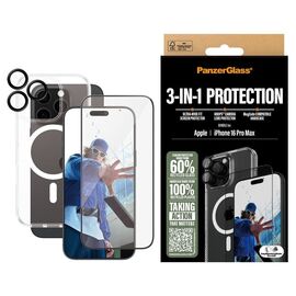 PanzerGlass - iPhone 16 Pro Max 6.9'' 3-in-1 Protection Bundle / Electronics
