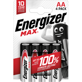 Energizer - MAX AA/LR6 (4-pack) / Electronics - Batteries & Chargers - Consumables - Techbox