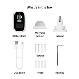 Hombli - Smart Battery Cam, White / Electronics - Αταξινόμητα -  - Techbox