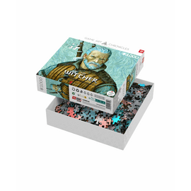 Good Loot Game Art Chronicles Puzzle: The Witcher Geralt & Vincent van Gogh (1000 pieces) / Fan Shop and Merchandise - Puzzles - Gifts - Techbox
