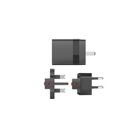Speedlink - Travel Charger USB-A & USB-C 15W for US-UK-EU, black / Electronics - Travel Chargers - Smartphone Chargers - Techbox