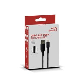 Speedlink - USB-A to USB-C Cable Set, black / Electronics - Αταξινόμητα -  - Techbox
