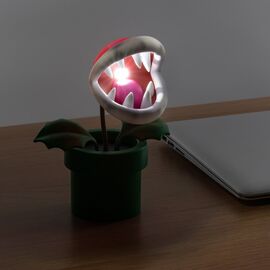 Mini Piranha Plant Posable Lamp / Fan Shop and Merchandise - Home Decoration - Gifts - Techbox