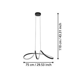 EGLO - Calarossa-Z pendant black 70.5x23 - RGB + TW - Zigbee, Bluetooth / Electronics - Αταξινόμητα -  - Techbox
