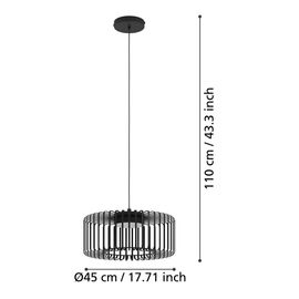 EGLO - Ginestrone-Z pendant black Ø45 - RGB + TW - Zigbee, Bluetooth / Electronics - Αταξινόμητα -  - Techbox