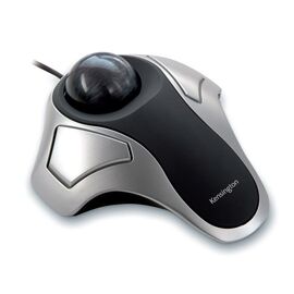 Kensington - Trackball Orbit Optical Wired, Silver/Black / Computers