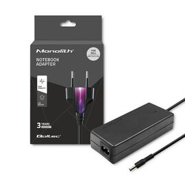 Qoltec 51516.90W Power adapter for Dell | 90W | 19.5V | 4.62A | 4.5*3.0+pin | +power cable | Techbox