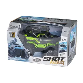 TEC-TOY - Water Shooting R/C car 2,4GHz, 7,4V 500mAh - Green (534646) / Toys - Modeling - Hobbies - Techbox
