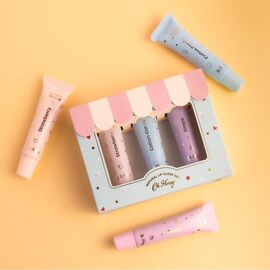 Oh Flossy - Natural Lip Gloss Set - Set of 3 - FL030346 / Toys