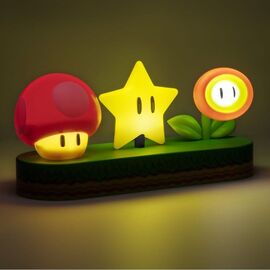 Super Mario Icons Light / Fan Shop and Merchandise - Led Lights & Alarm Clocks - Gifts - Techbox