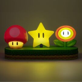 Super Mario Icons Light / Fan Shop and Merchandise - Led Lights & Alarm Clocks - Gifts - Techbox
