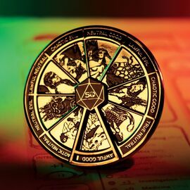 Dungeons & Dragons 24k Gold Plated Alignment Spinner Pin Badge / Fan Shop and Merchandise |  Techbox